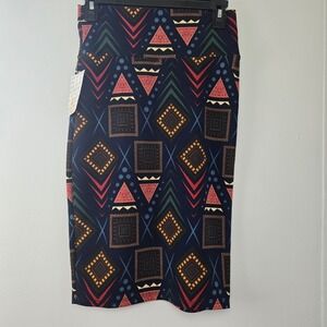 Lularoe Straight Fit Cassie XS  Multicolor NWT